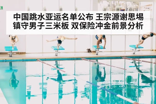 中国跳水亚运名单公布 王宗源谢思埸镇守男子三米板 双保险冲金前景分析